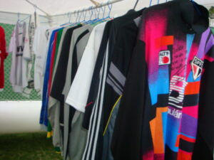 Coleção de camisas oficiais do Zetti