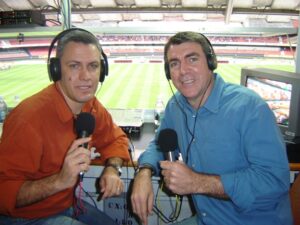Zetti como comentarista na Rádio CBN