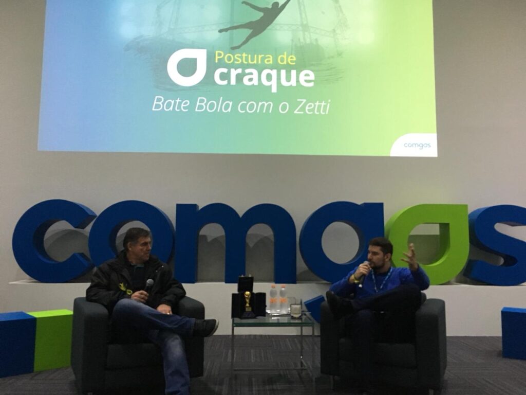 Zetti no evento da Comgas